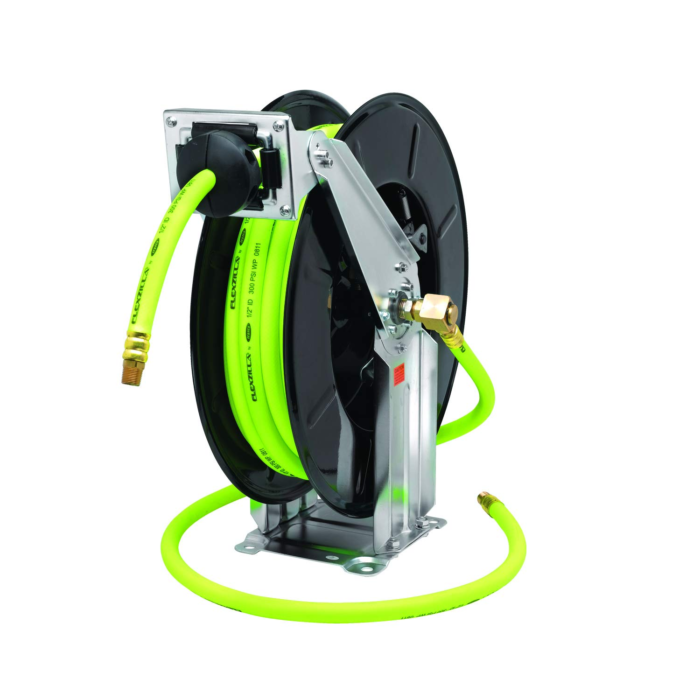 Legacy Flexzilla L8741FZ Retractable Dual Arm Air Hose Reel 1/2 x 50'